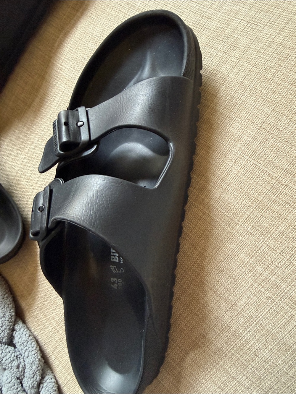 Birkenstock Black Two-Strap Adjustable EVA Sandals- Bundle of two - Picture 2 of 8